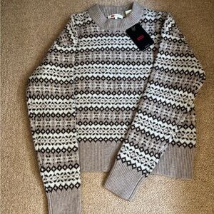 Levi's Fair Isle Sweater NWT XS